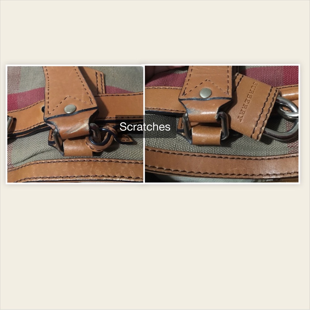 Authentic BURBERRY Canvas Tote Brown Bag (No strap) - Picture 9 of 16